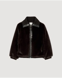 Sandro - Blake Faux Fur Coat