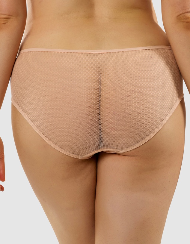 Parfait - Luxlacy Sheer Mesh & Lace Hipster Brief