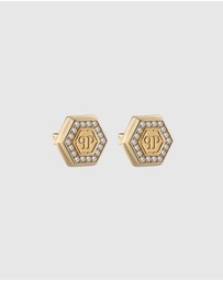 Philipp Plein - PLEIN LEGACY Gold-Tone Earrings