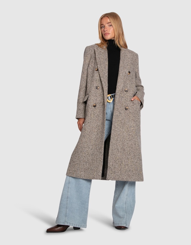 Belle & Bloom - Wherever I Go Tweed Coat