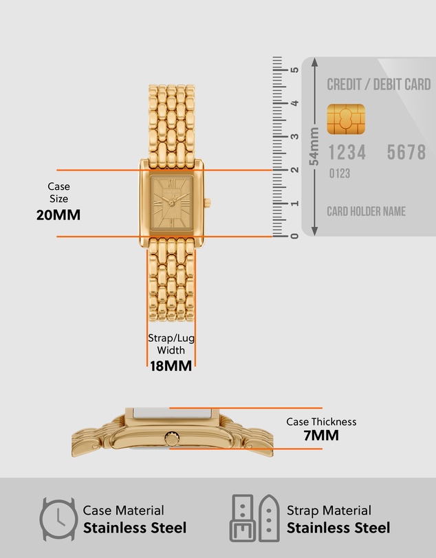 Michael Kors - Essex Gold Tone Analogue Watch