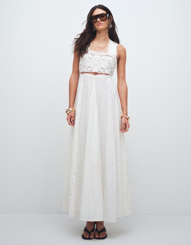 TOPSHOP - Milla Broderie Maxi Dress