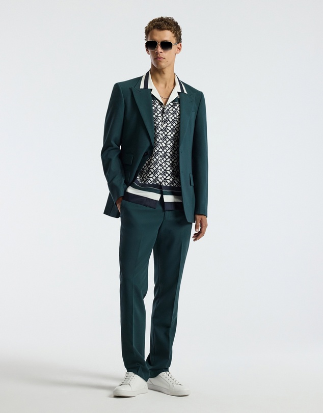 Calibre - Double Crepe Suit Jacket Hunter Green
