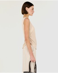 Staple the Label - Alix Drawstring Knit Top