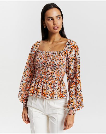 Orange Floral