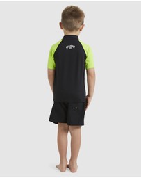 Billabong - Boys 0 to 7 All Day Arch Rash Vest
