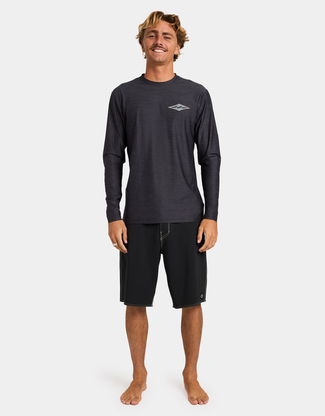 Billabong - Mens Diamond Shoreline UPF 50 Long Sleeve Rashguard
