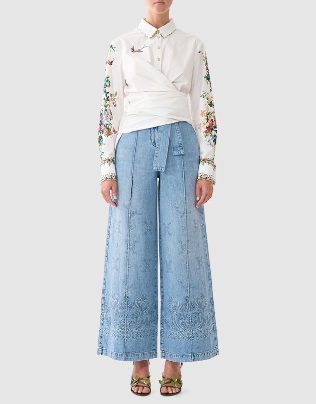 Camilla - Front Wrap Shirt