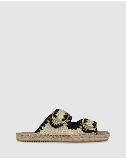 Beige-black