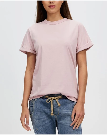 DRICOPER DENIM - Slouchy Dusty Pink Tee