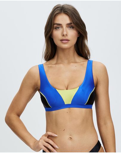 Neon Blue, Black & Yellow