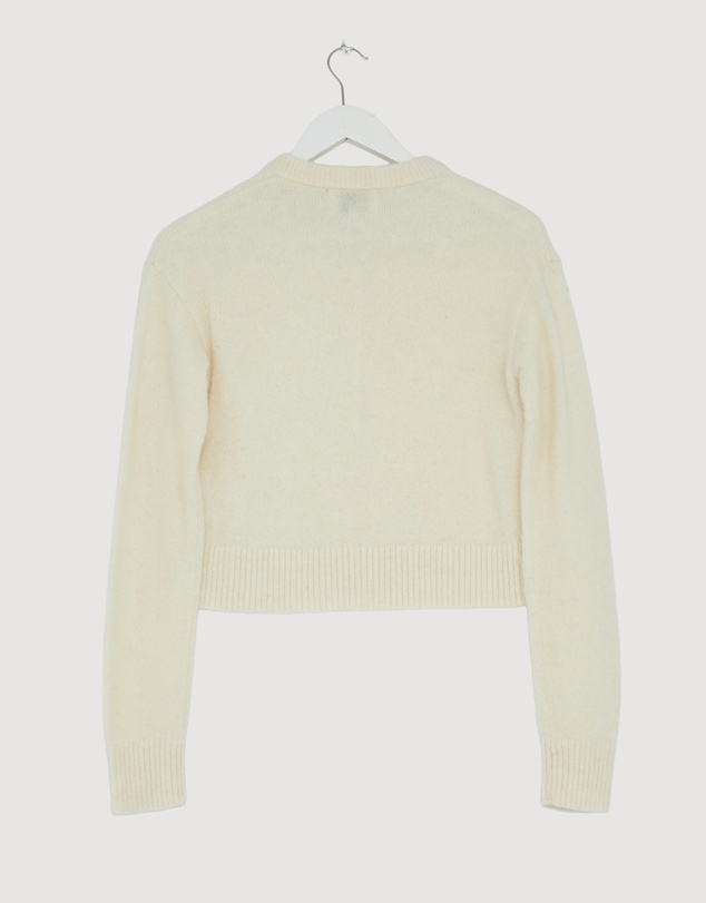 Revibe - Repaired Minima Esenciales Halen Alpaca Wool Blend Cardigan - AU 8