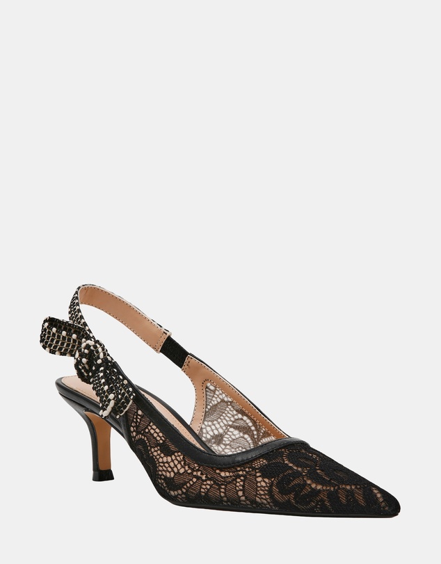 Steve Madden - Ensemble Black Lace Heels
