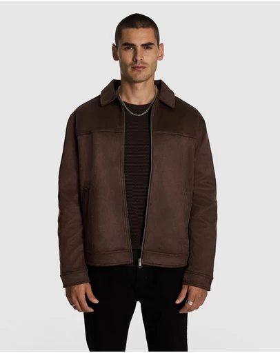 yd. - Sutherland Faux Suede Jacket
