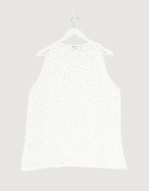 Revibe - Repaired Lover Claudia Sequin Scoop Neck Cami - AU 16