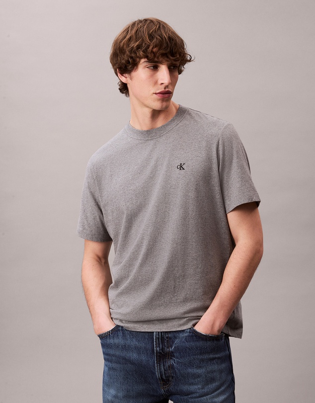 Calvin Klein Jeans - Embroidered Monogram Logo Relaxed T-Shirt