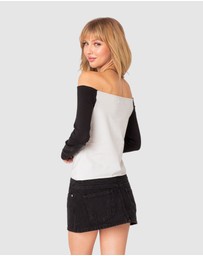 EDIKTED - Tom Off Shoulder Top