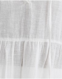 Polo Ralph Lauren - Cotton & Linen Tiered Long Sleeve Beach Dress