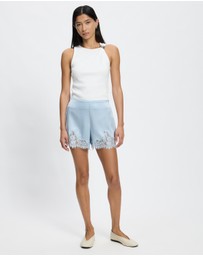 Reformation - Fern Satin Shorts