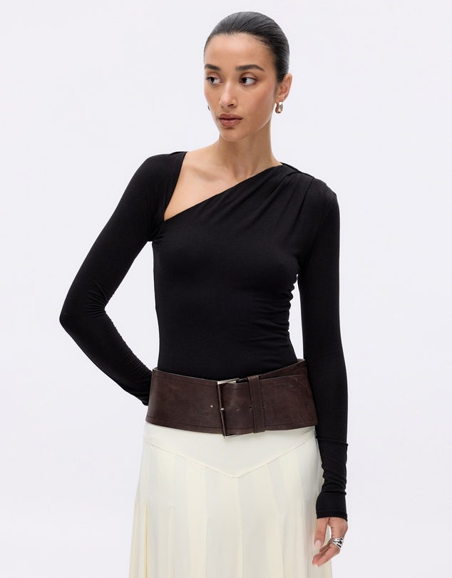 Minima Esenciales - Sienna Draped Bodysuit