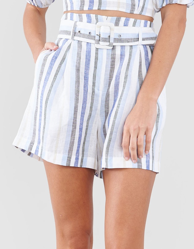 Amelius - Zanci Stripe Linen Short