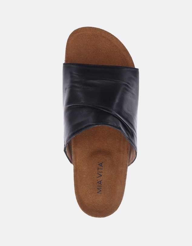 Mia Vita - Blake Slide - Black