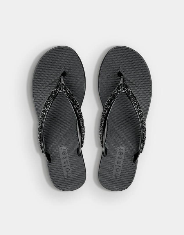 Holster - Honolulu Wedge Sandals - Black - Womens