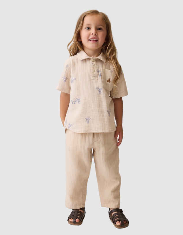 GAP - Gauze PO Barrel Pants - Babies-Kids