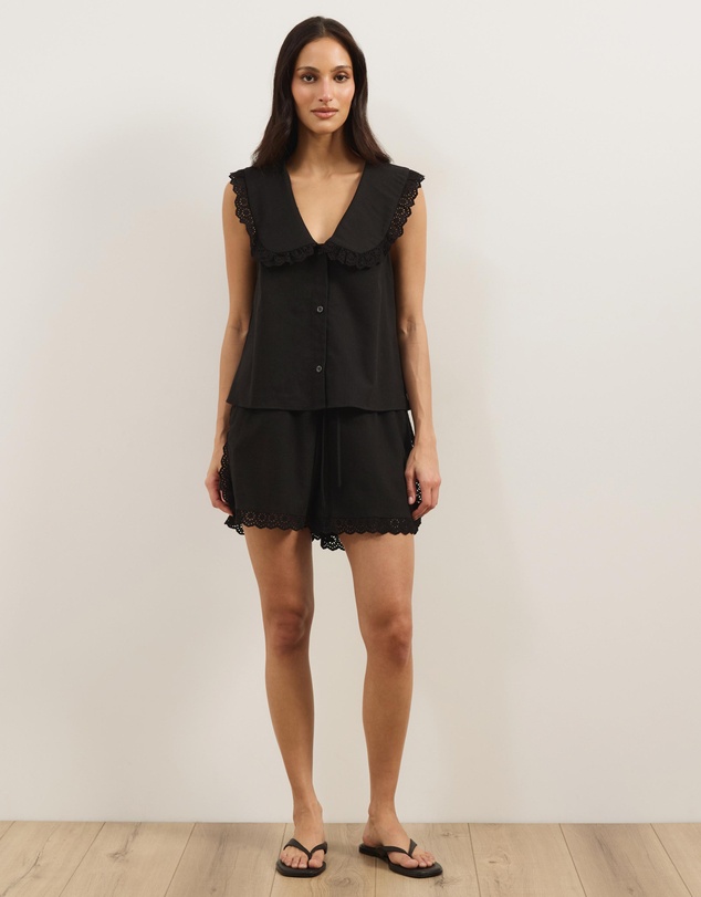 Atmos&Here - Sable Linen Blend Top