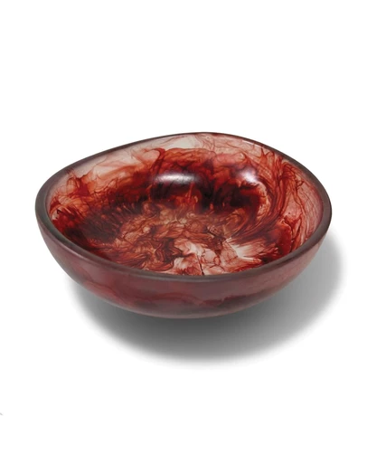 Urban Attitude - Urban Attitude RAQS Salad Bowl Height: 11.5cm, Width: 29.5cm, Length: 31cm - Berry Red