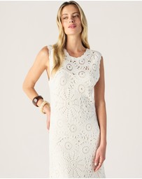 MOS The Label - Anouk Crochet Maxi Dress