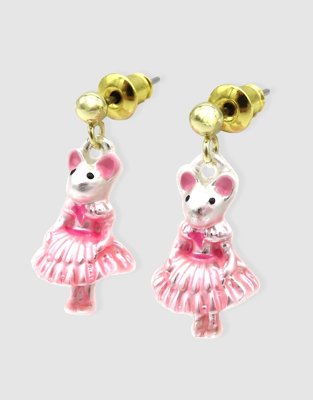 Claris The Chicest Mouse In Paris By Pink Poppy - Claris Fashion Earrings