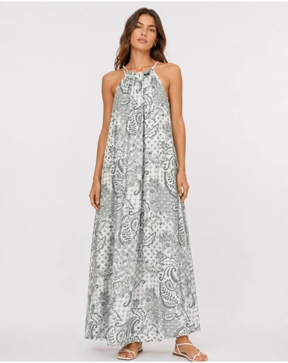 Vero Moda - Cille Halterneck Summer Maxi Dress