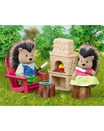 Lil Woodzeez - The McBristly Porcupines Miniature Animal Figurine Set