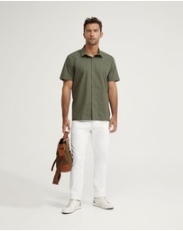 Oxford - Leyton Printed Short Sleeve Shirt