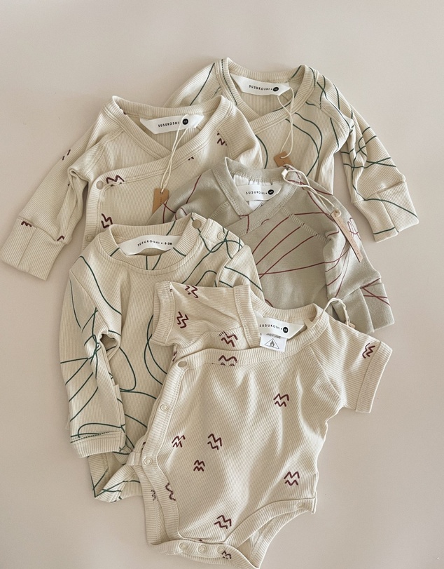Susukoshi - Kimono Bodysuit Long Sleeves
