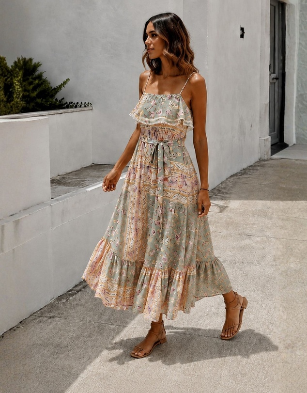 Esther & Co - Desiree Dress - Secret Garden