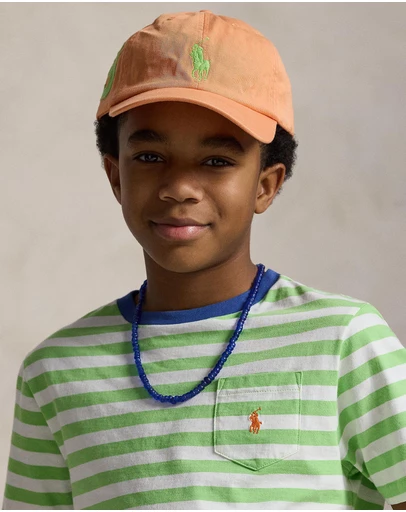 Polo Ralph Lauren - Big Pony Cotton Twill Ball Cap - Babies-Teens