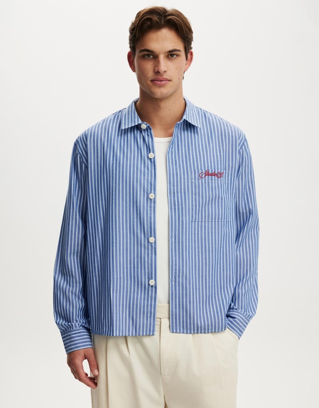 Cotton On - Bedford Long Sleeve Shirt