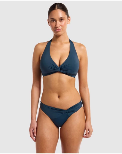 JETS - Jetset Smooth Twist Front Halter Bikini Top