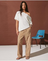 Arcaa - Alyia Asymmetrical Knit Tee