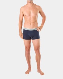 Mitch Dowd - Mens Plain Cotton Trunk 5 Pack - Navy