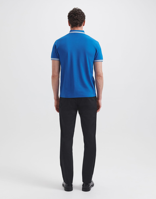 SABA - Andy Tipped Cotton Polo