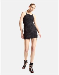 Cynthia Rowley - 3D Applique Fitted Mini Dress
