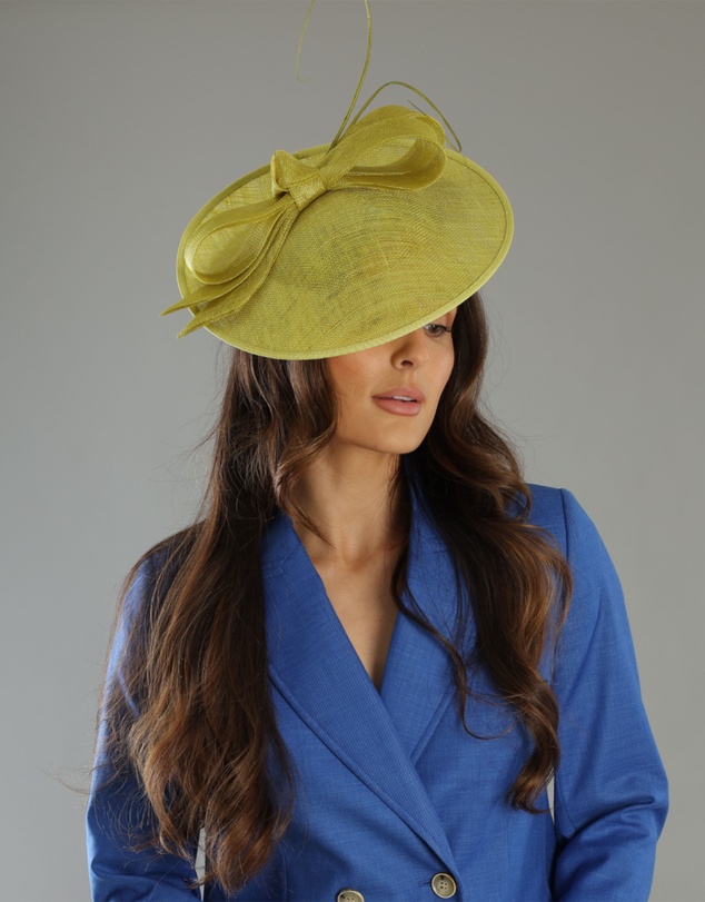 Morgan & Taylor - Haisley Fascinator in Lime Green
