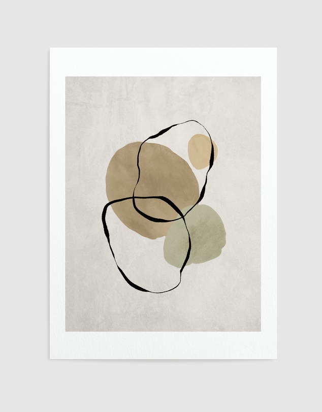 Olive et Oriel - Pierre Abstraite II Art Print