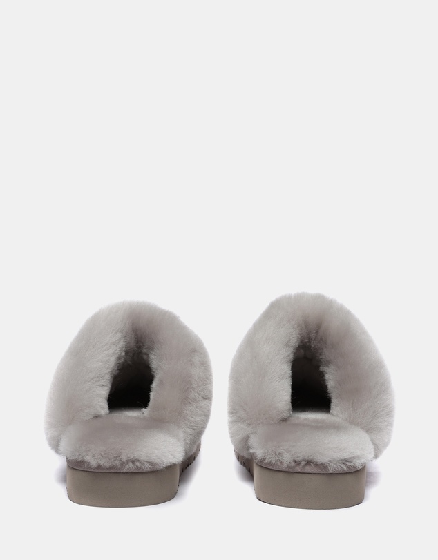 EVERAU - Australian Shepherd Ugg Muffin Slipper Special Cow Suede Upper House Shoes