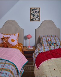 Mosey Me - Forget Me Not Embroidered Quilted Throw
