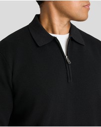 Johnny Bigg - Sven 1/4 Zip Polo Sweater