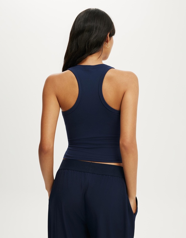 Cotton On Body Active - Ultra Soft Plunge Front Racer Tank